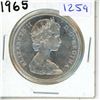 1965 Canadian Silver Dollar