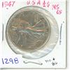 1947 USA Walking Liberty Half Dollar