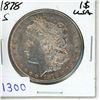 Image 1 : 1878S USA Morgan Dollar