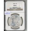 Image 1 : 1886 Graded Morgan Dollar - MS62