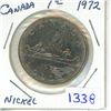 Image 1 : 1972 Canadian Nickel Dollar