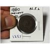 Image 1 : 1880 Newfoundland One Cent