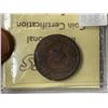 Image 2 : 1861 ICCS Graded - New Brunswick One Cent - G3