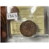Image 1 : 1873 ICCS Graded - Newfoundland - One Cent - G6