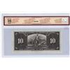 Image 2 : 1937 BSC Graded - Ten Dollar Canadian Bank Note - VF35