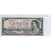 Image 1 : 1954 Bank of Canada - Ten Dollar Bank Note - Devil's Face