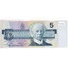Image 1 : 1986 Bank of Canada - Five Dollar Bank Note