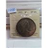 1971 canadian silver ICCS $1 coin- SP-66