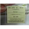 Image 3 : 1972 canadian silver ICCS $1 coin Sp-67