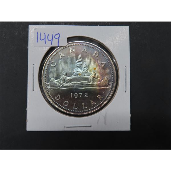 1972 canadian silver dollar
