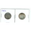 Image 1 : Lot of 2  (1952 and 1958) canadian silver quarters