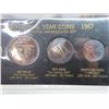 Image 2 : 1967 canadian centennial year coin set