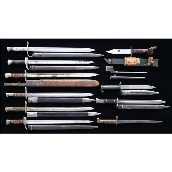 11 FOREIGN BAYONETS.