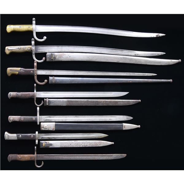 7 FOREIGN BAYONETS.