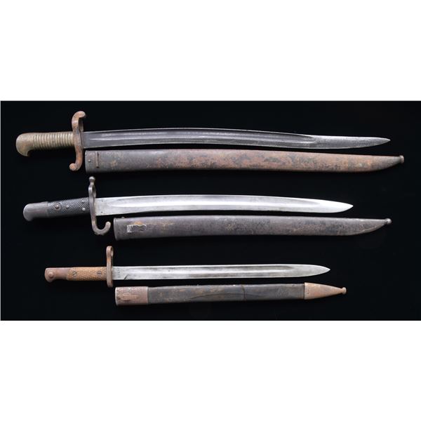 3 FOREIGN BAYONETS.