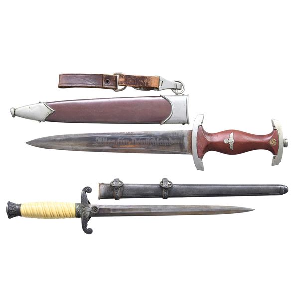 2 WWII GERMAN DAGGERS.