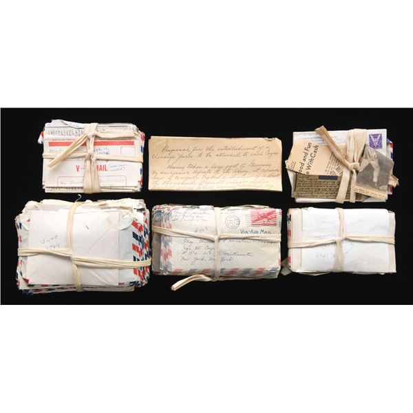 HUGE LOT OF UNSEARCHED WWII LETTERS.