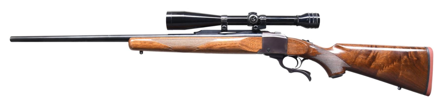 Block 3 Rifle RUGER No. 1B FALLING BLOCK RIFLE WITH SCOPE.