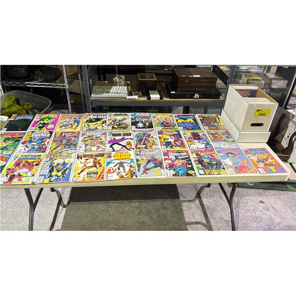 BOX OF ASSORTED COMIC BOOKS
