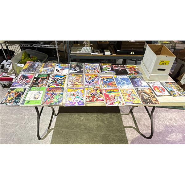 BOX OF ASSORTED COMIC BOOKS