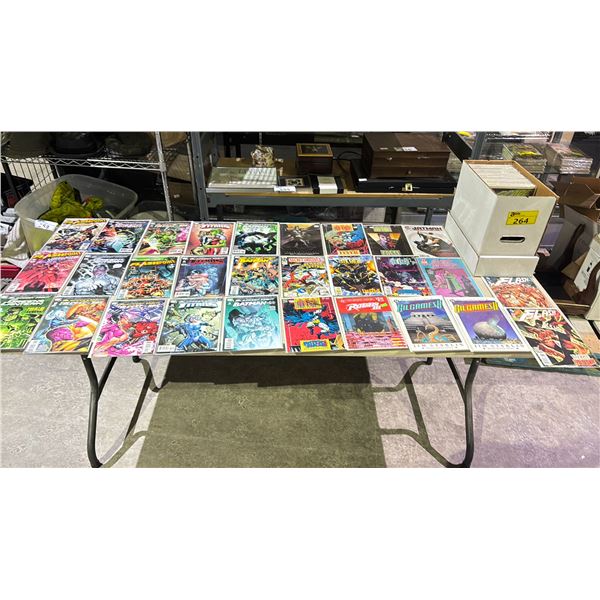 BOX OF ASSORTED COMIC BOOKS
