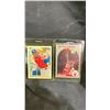 Image 1 : 1990 HOOPS #65 MICHAEL JORDAN BASKETBALL CARD & 1991 UPPER DECK SP1 MICHAEL JORDAN BASEBALL CARD