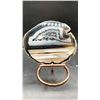 Image 1 : BLACK LANDSCAPE AGATE SLICE LISTED RETAIL $600