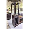 Image 2 : 18 BOTTLE WINE TOWER 16" X 16" X 67"