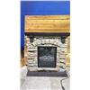 Image 1 : ELECTRIC FIREPLACE IN STONE STYLE MANTLE NDF-68N