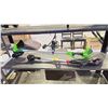 Image 1 : GREENWORKS CORDLESS EDGER & HYPER TOUGH CORDLESS WEED WHACKER (NO BATTERIES, UNKNOWN WORKING