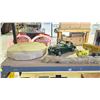 Image 3 : SHELF OF ASSORTED ITEMS INCLUDING; MODEL CARS, PELT, DRUM & MORE