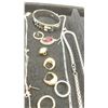 Image 2 : ASSORTED JEWELRY EARRINGS, CHAINS, RINGS & BRACELET