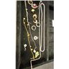 Image 3 : ASSORTED JEWELRY EARRINGS, CHAINS, RINGS & BRACELET