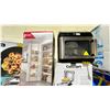 Image 3 : SHELF OF ASSORTED KITCHEN SUPPLIES INCLUDING AIR FRYER, STAINLESS STEEL WOK, DOOR ORGANIZER, & MORE