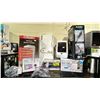 Image 1 : SHELF OF ASSORTED ITEMS, INCLUDING: KITCHEN FAUCET, HEATER, BATH FAN & MORE