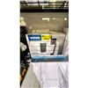 Image 3 : SHELF OF ASSORTED ITEMS, INCLUDING: CAT POWER STATION, LED FLUSH MOUNT LIGHTS, SMART CODE & MORE