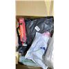 Image 2 : BOX OF ASSORTED ITEMS INCLUDING; BACKPACK, BOARD GAMES, CLOTHING AND MORE
