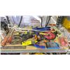 Image 2 : SHELF OF ASSORTED TOOLS, TOOL BAG AND MORE