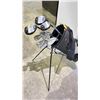 Image 2 : GOLF BAG AND ASSORTED DKS WINFIELD GOLD CLUBS