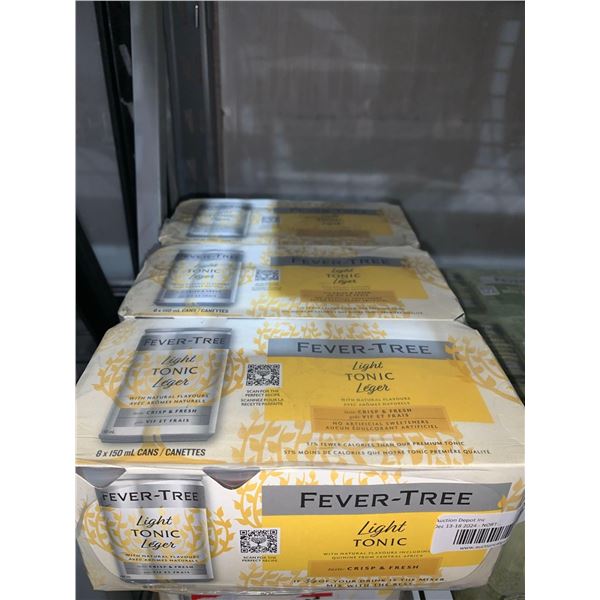 CASE LOT - Fever-Tree Light Tonic Crisp & Fresh (8 x 150ml) x 3