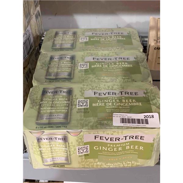 CASE LOT - Fever-Tree Ginger Beer Bold & Spicy (8 x 150ml) x 3