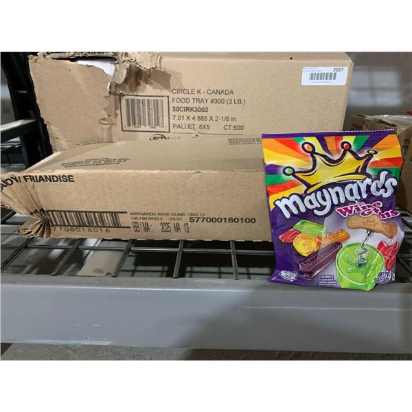 CASE LOT - Maynards Wine Gums Candy 12 x 154g