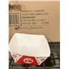 Image 2 : CASE LOT - Circle K Food Trays 7.01 x 4.885 x 2 1/8"  Count 500