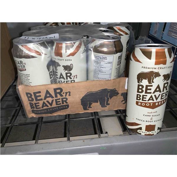 CASE LOT - Bear n' Beaver Root Beer 11 x 473ml