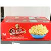 Image 2 : CASE LOT - Orville RedenbacherLight Butter Microwaveable Popcorn 24 Packs x 80g
