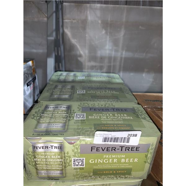 CASE LOT - Fever-Tree Ginger Beer Bold & Spicy (8 x 150ml) x3