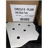 Image 2 : CASE LOT - Circle K Plain 14 / 6 Slice Tray 1000 / case