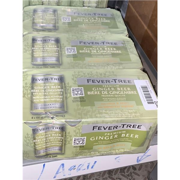 CASE LOT - Fever-Tree Ginger Beer Bold & Spicy (8 x 150ml) x3