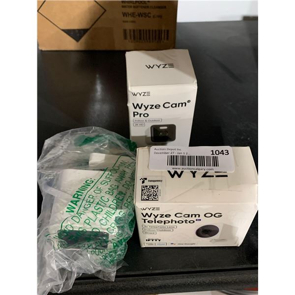 Wyze Cam Pro 2K HD, Cam OG Telephoto 3x lens-wired, ndoor & Outdoor
