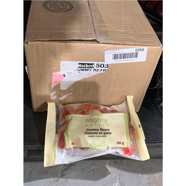 Mighty Marked Gummy Bears candy case